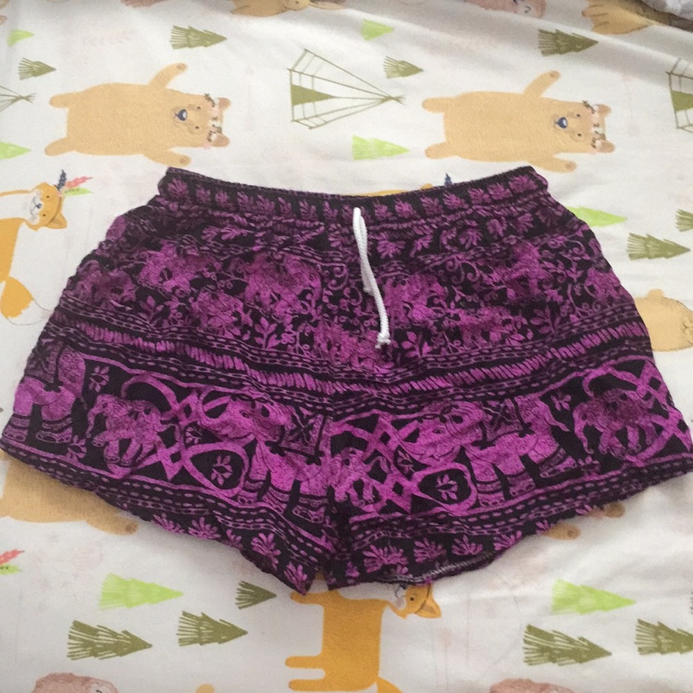 Gorgeous tribal elephant print shorts
